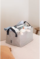 Brabantia faltbarer Wäschekorb grau 35L - langlebiger Stoffkorb-3