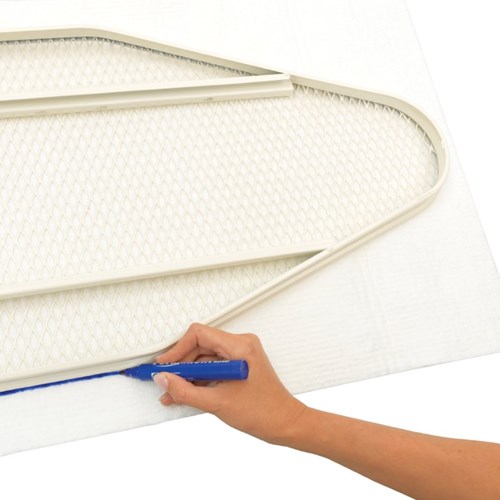Brabantia Bügelbrett Unterlage Filz Universal 135 x 49 cm Weiß-2