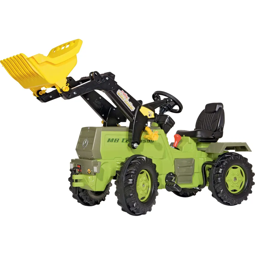 Rolly Toys tracteur à pédales MB-Trac 1500 avec chargeur - tracteur jouet vert