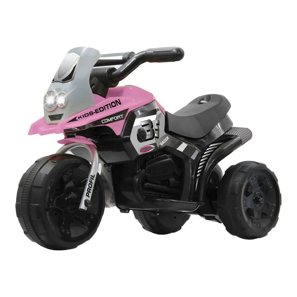 Jamara tricycle électrique E-Trike Racer rose 6V avec musique et lumière