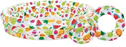 Intex Piscine Gonflable Fishbowl Set - Piscine Enfant avec Ballon et Bouée - Multicolore
