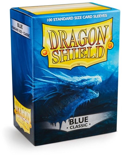 Dragon Shield Kartenhüllen für Kartenspiele Blau 100 Stück - Kartenschutz