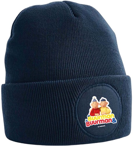 Buurman en Buurman Muts - Logo Marineblauw