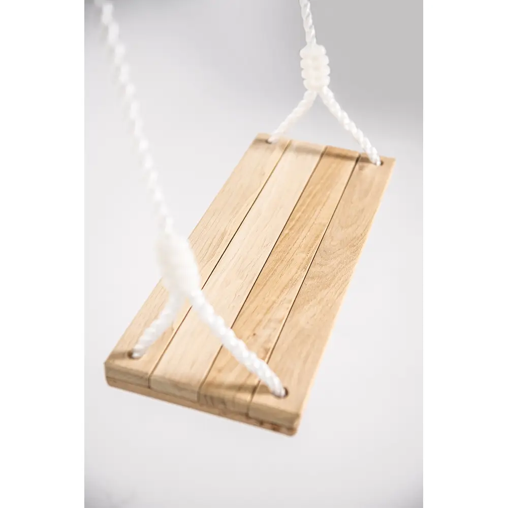 Vedes balançoire en bois 48x15cm pour extérieur et intérieur
