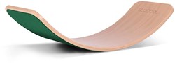 Wobbel Balance Board Original mit Filz Foliage Green - FSC Buchenholz