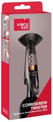 Vacu Vin tire-bouchon Twister - ouvre-bouteille noir - design ergonomique