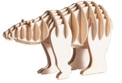FRIDOLIN 3D-Papiermodell - Eisbär