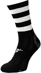 Precision chaussettes de sport junior - GAA mi-hautes noir blanc confort respirant