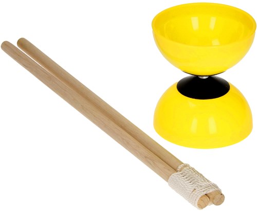 Diabolo Spielzeug bunt Kunststoff Lernspiel für Kinder-3