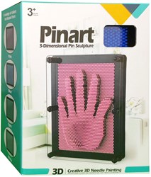 Spijkerkunst jouet bleu cadre créatif avec picots