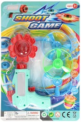 Afschietpistool Spielzeug mit Propellern - buntes Abschussspiel für Kinder