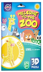 Baukasten 3D Giraffe Bastelset Papier und Schaum für Kinder