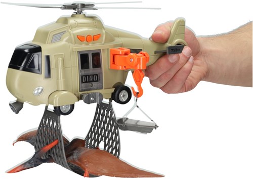 Albatros Hengelsport Hubschrauber Spielzeug mit Dinosaurier, Licht und Sound-3