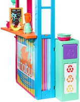 Barbie coffret paillote de plage - jouet durable cabane de plage-3