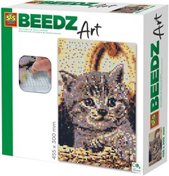 SES BEEDZ ART: Strijkkralen Poes