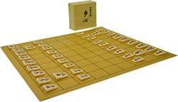 HOT Sports + Toys Set de jeu Shogi - Échecs japonais avec pièces en plastique et tapis en vinyle