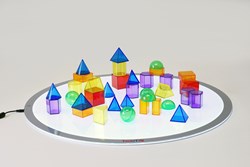 TickiT transparente geometrische Formen Lernspielzeug - 36 Stück