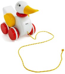 Brio Holzspielzeug - Nachziehente weiß - nachhaltiges Kleinkindspielzeug