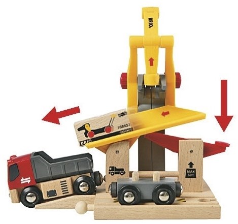 Brio Zugset Gütertransport - Elektrische Spielzeugeisenbahn - 54-teilig