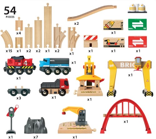 BRIO Circuit grues et chargements - 33097-2