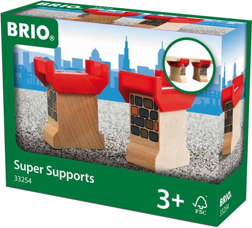 Brio Eisenbahnbrücken-Stützpfeiler - Brückenzubehör für Zugstrecken-2