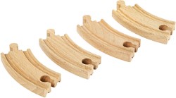 Brio Holz Eisenbahn gebogene kurze Schienen - 33337 Erweiterungsset