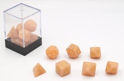 HOT Games Dobbelstenen Pastel Perzik 7 set
