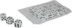 HOT Games Dobbelsteen 16 mm. WIT VE 20