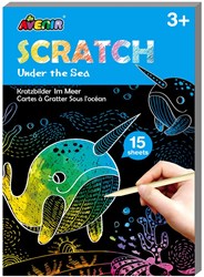 AVENIR Scratch Art Book Mini A6 – Deep In The Sea
