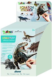 AVENIR Museum En Kunst - Dinosaurus Scratch Stickers