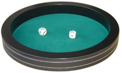 HOT Games Würfelbahn 34 cm.schw.MDF/Samt