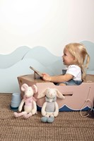 Happy Horse Kuscheltier Maus Maddy 30 cm - weiß rosa - weiches Babyspielzeug-2