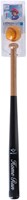 Angel Sports Baseball Set - Holz Baseballschläger 28 Zoll mit Ball schwarz-2