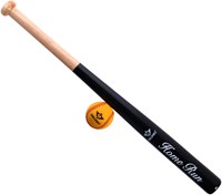 Angel Sports Baseball Set - Holz Baseballschläger 28 Zoll mit Ball schwarz-3