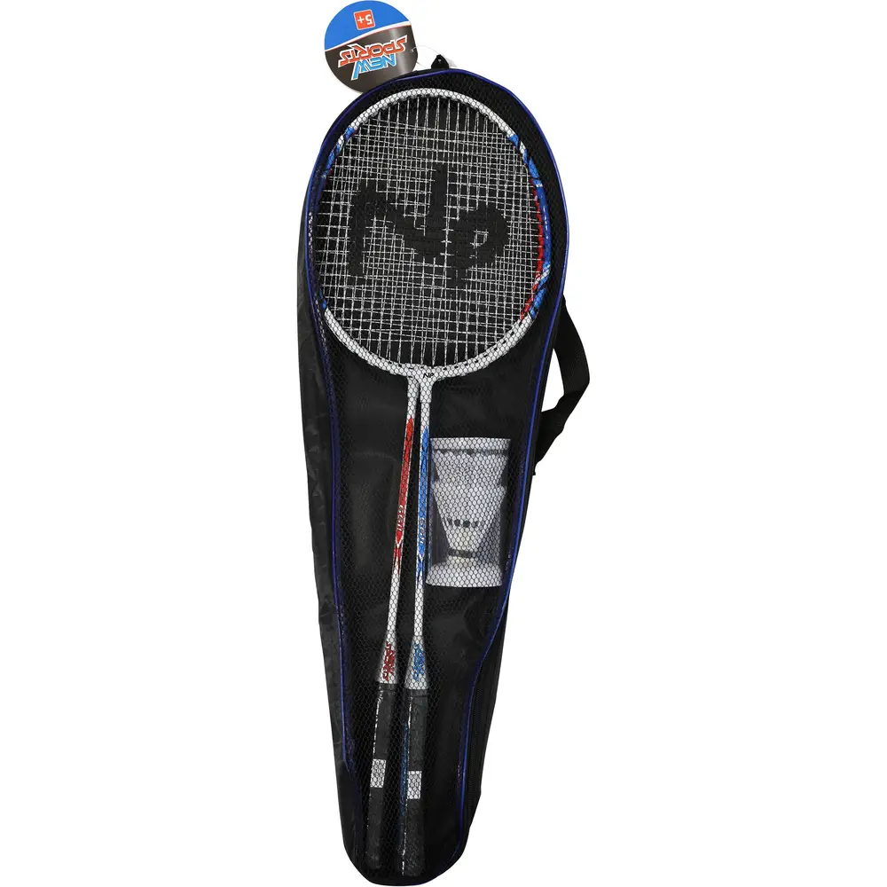 New Sports set de badminton entraînement pour enfants en sac multicolore