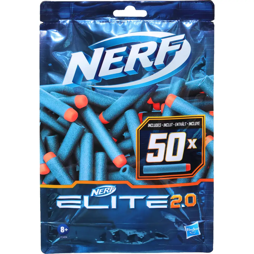 Hasbro Nerf Elite 2.0 pack de recharge fléchettes - 50 pièces mousse