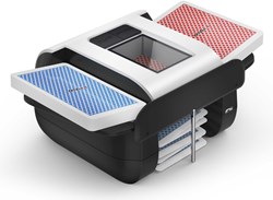 HOT Sports + Toys automatische Kartenmischmaschine X1 mit Akku und USB-C