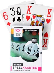 Spielkarten Senior extra große Zeichen Kartenspiel Longfield Games