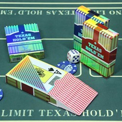 HOT Sports + Toys Pokerkaarten Texas Hold'em 100% kunst VE10