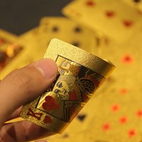 HOT Sports + Toys Speelkaarten 500 Euro Goud 100% kunstst * levertijd onbekend *-2