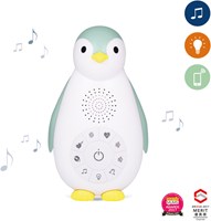 Zazu Musikbox und Nachtlicht - Bluetooth Lautsprecher Pinguin Zoe grau-3