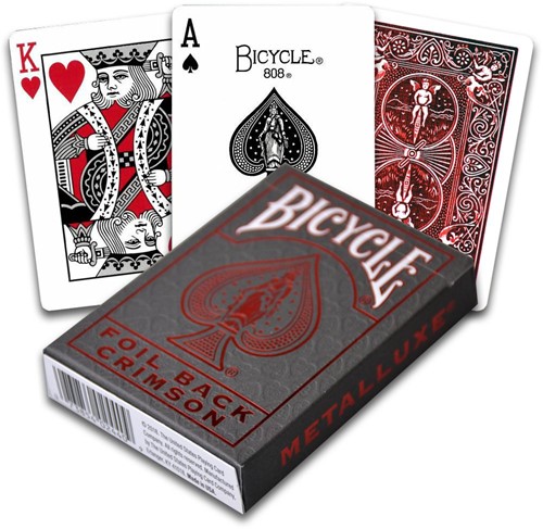 Bicycle Pokerkaarten Bicycle- Metallux Red