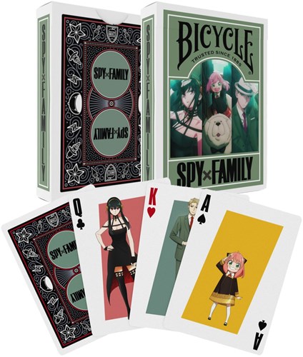 Bicycle Premium Spielkarten Spy x Family - Poker - Anime Kollektion