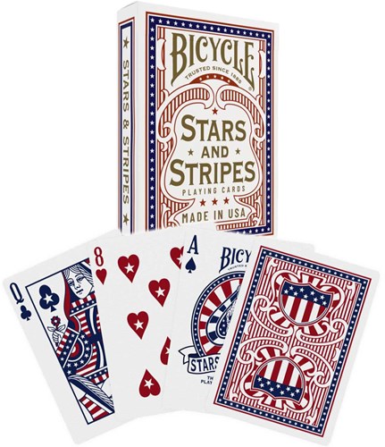 Bicycle Spielkarten Poker Stars and Stripes Amerikanisches Design