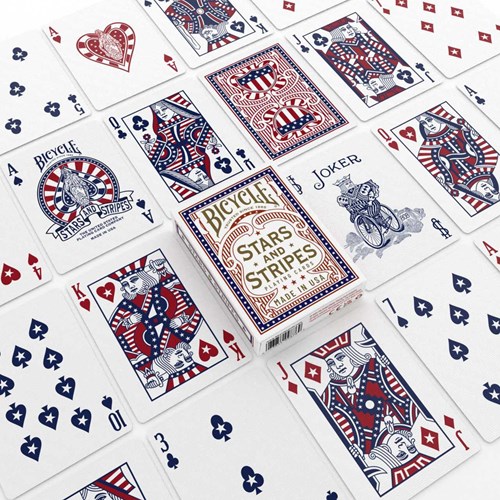 Bicycle Spielkarten Poker Stars and Stripes Amerikanisches Design-3
