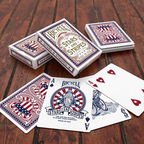 Bicycle Spielkarten Poker Stars and Stripes Amerikanisches Design-2