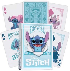Bicycle Spielkarten - Disney Stitch Pokerkarten - Premium Karton