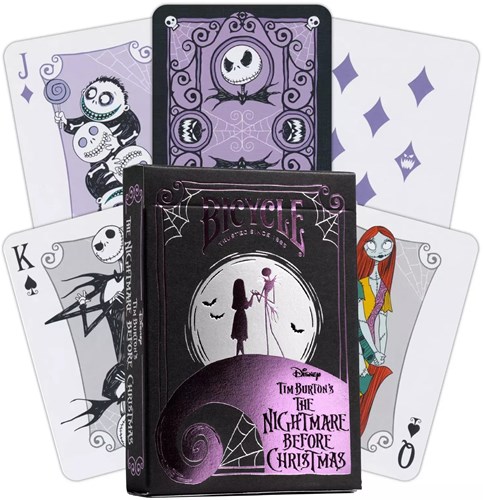 Bicycle Spielkarten Nightmare Before Christmas - Poker - Tim Burton Edition