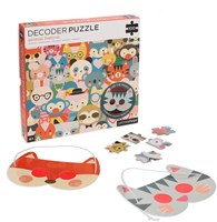 Petit Collage puzzle festival des animaux carton FSC enfant