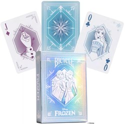 Bicycle Spielkarten Disney Frozen blau - Premium Kartenspiel Poker